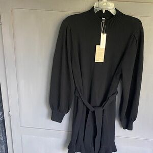 PAIGE Classic Black sweater dress large